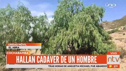 Encuentran el cadáver de un hombre colgado de un molle