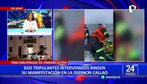 Caso Luis Miranda: dos tripulantes rinden su manifestación tras volcadura de lancha