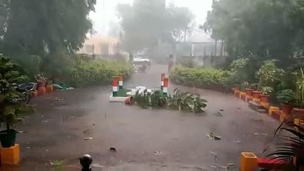Heavy rain in Satna
