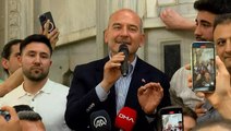 İçişleri Bakanı Süleyman Soylu, Kapalıçarşı esnafını ziyaret etti