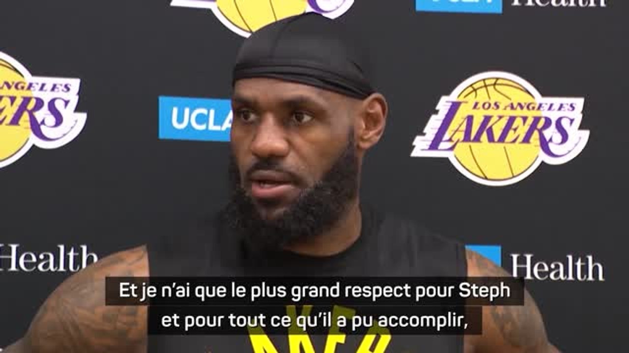 Lakers - James : "Je n'ai que le plus grand respect pour Steph Curry"
