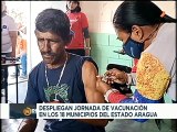 Niños, adolescentes y adultos mayores son favorecidos con Jornada de Vacunación en el estado Aragua