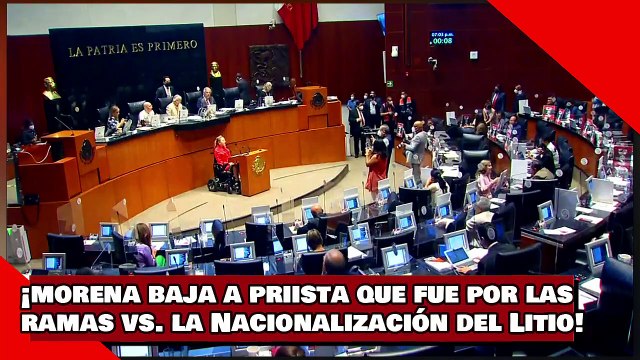 ¡VEAN! ¡morena baja a priista que se fue por las ramas contra la Nacionalización del Litio!