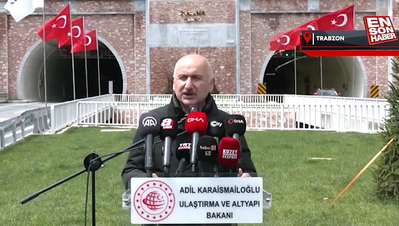 Yeni Zigana Tüneli hizmete giriyor