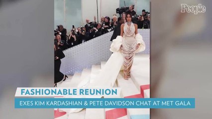 Exes Kim Kardashian and Pete Davidson Have Friendly Run-in at 2023 Met Gala, 9 Months After Split