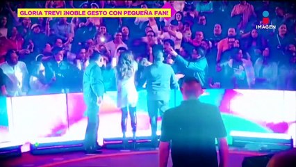 ¡Gloria Trevi da acceso en primera fila a pequeña fan que se quedó sin boleto!