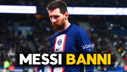  MESSI SUSPENDU 2 SEMAINES DU PSG !! Direction le Barca ?