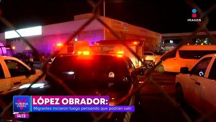 Tải video: Migrantes iniciaron incendio en Ciudad Juárez: López Obrador