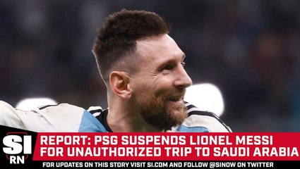 PSG Suspends Lionel Messi for Unauthorized Trip to Saudi Arabia