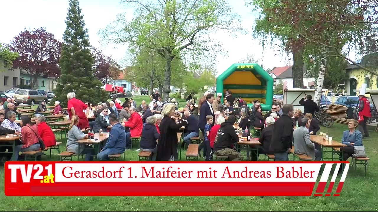 Gerasdorf 1. Maifeier mit Andreas Babler
