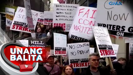 Strike ng libo-libong hollywood film at television writers, magsisimula ngayong Martes | UB