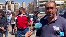 Taxistas en Líbano bloquean calles para que el Gobierno regule el transporte público