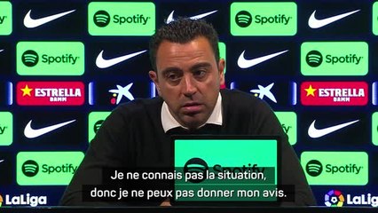Barcelone - Xavi sur l'affaire Messi : "Je ne peux pas donner mon avis"