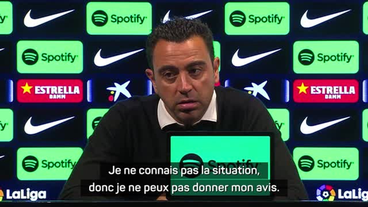 Barcelone - Xavi sur l'affaire Messi : "Je ne peux pas donner mon avis"