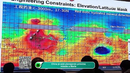 China já está planejando próxima missão a Marte