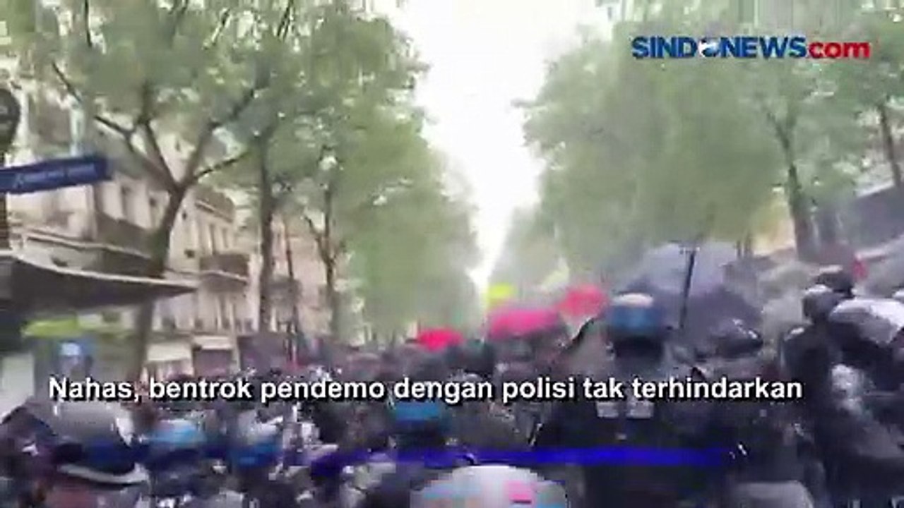 540 Orang Ditangkap dan 400 Polisi Luka, Buntut Rusuh Buruh di Prancis