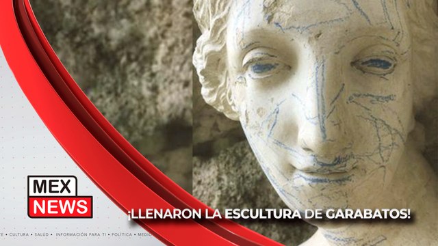 En el resumen de noticias culturales, un grupo de niños rayó una escultura de 230 años de antigüedad