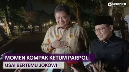 Momen Kompak Ketum Parpol Koalisi Usai Bertemu Presiden Jokowi