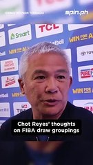 Chot Reyes' thoughts on FIBA draw groupings