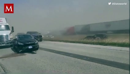 Tormenta de polvo provoca choque múltiple con fatalidades en EU