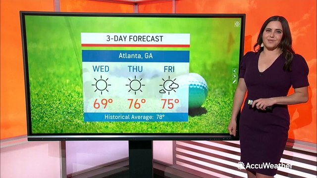 Your cross-country golf conditions forecast for May 3-5