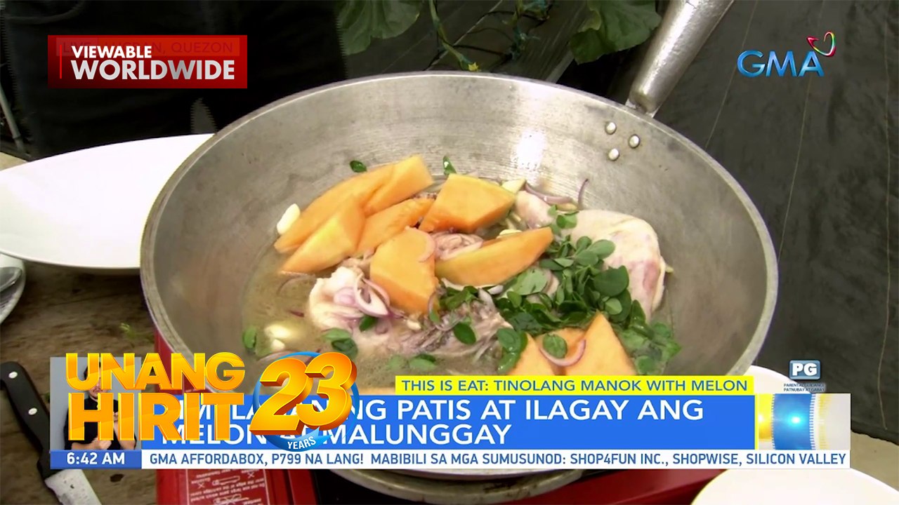 This is Eat- Tinolang melon ni Chef JR Royol | Unang Hirit