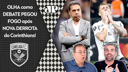 TRETA! "PELO AMOR DE DEUS! É UMA VERGONHA! A CULPA do Corinthians estar assim é..." DEBATE PEGA FOGO