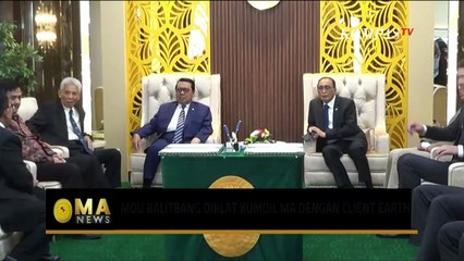 Tingkatkan Pengetahuan Lingkungan Hidup, MA Gelar MOU dengan Client Earth  MA NEWS