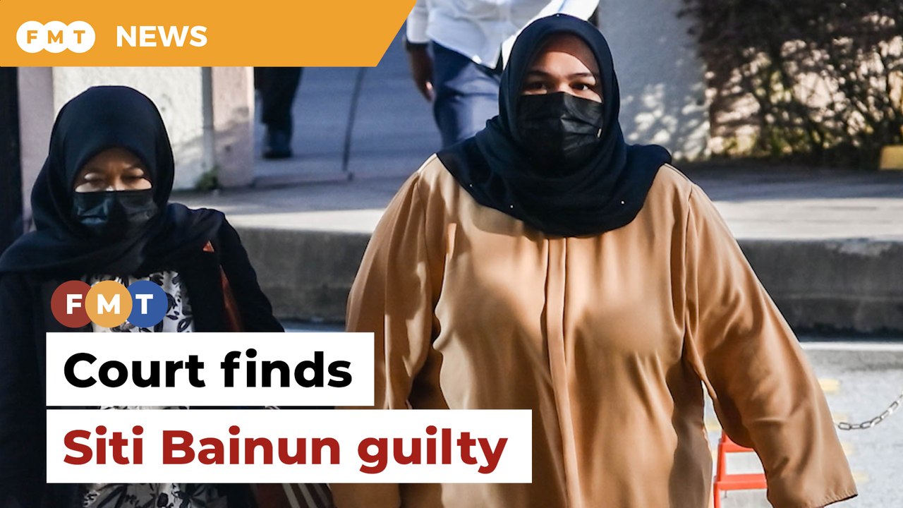 BREAKING: Siti Bainun found guilty in child abuse case
