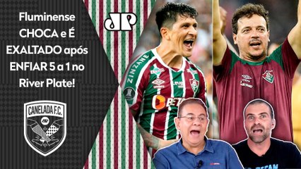 "É IMPRESSIONANTE! Gente, o Fluminense METEU 5 no River Plate! O Fernando Diniz é..." Fluzão CHOCA!