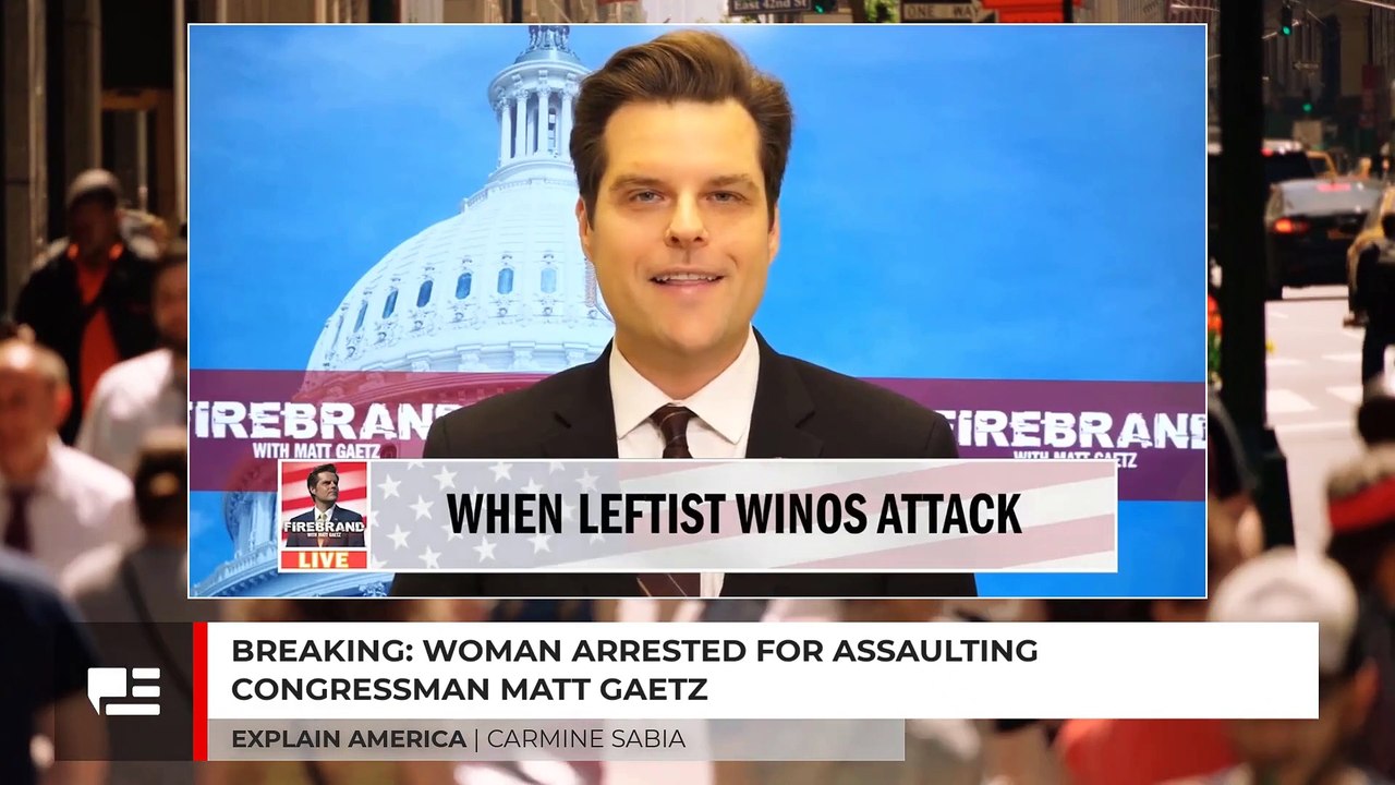 Breaking Woman Arrested Charged With Assaulting Gop Rep Matt Gaetz Video Dailymotion 3438