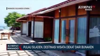 Keindahan Pantai Pasir Putih & Terumbu Karang di Pulau Siladen
