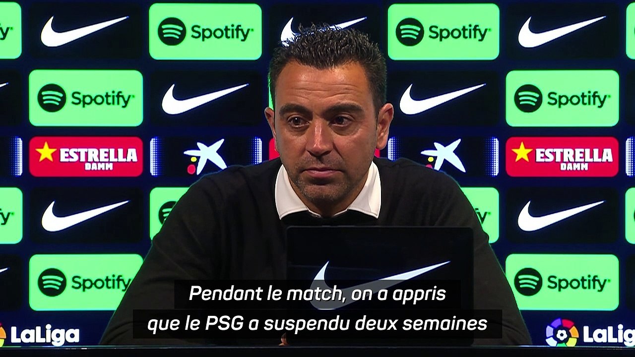 Xavi sur l'affaire Messi : "Je ne peux pas donner mon avis"