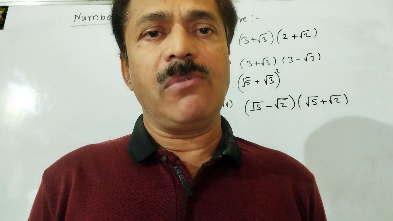 Number System 9 part 7 | First Click Unmute button on extreme left | NCERT MATHS solution chapter No 1 | Exercise 1.4 by Raj Sir