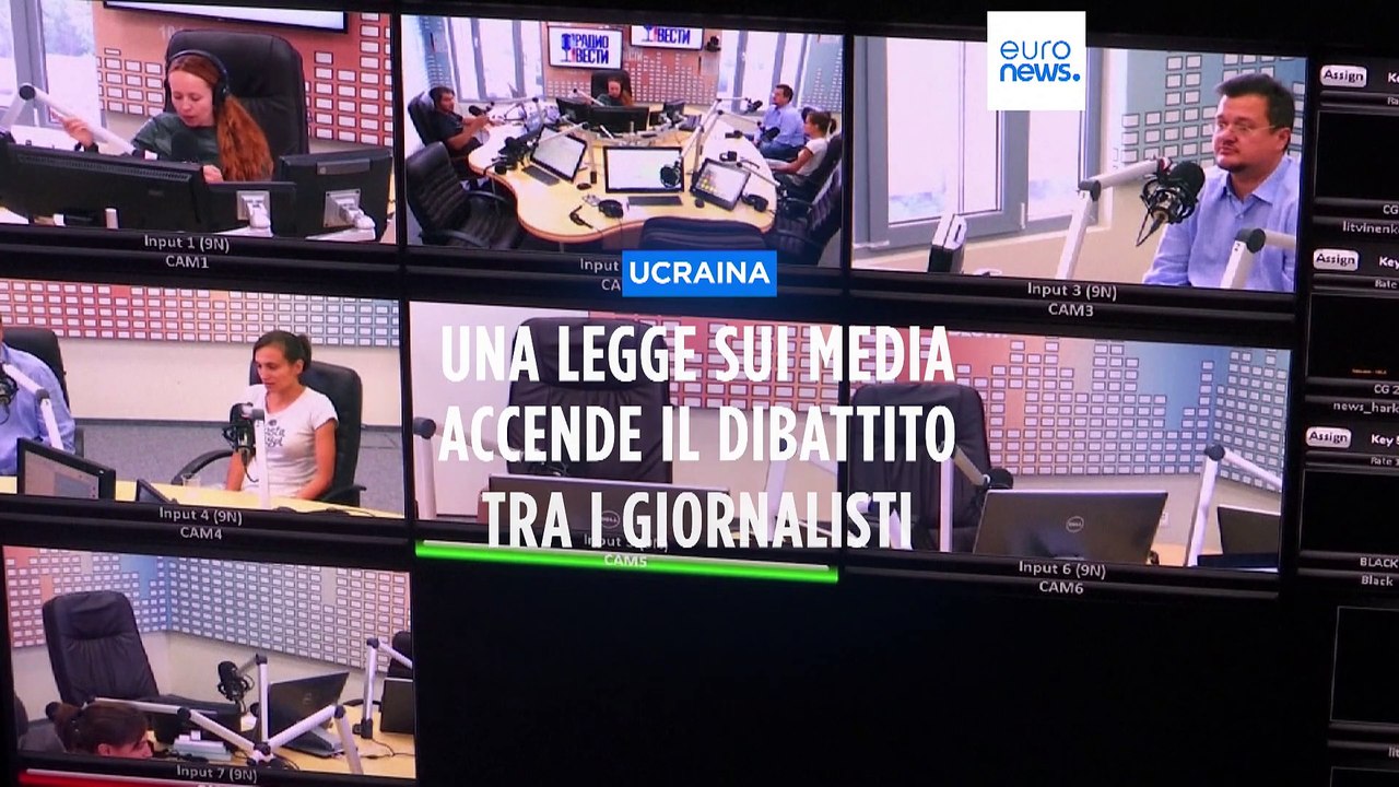 Una legge sui media accende il dibattito in Ucraina