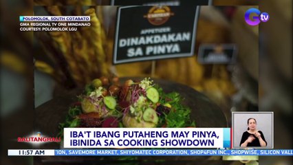 Iba't ibang putaheng may pinya, ibinida sa cooking showdown | BT