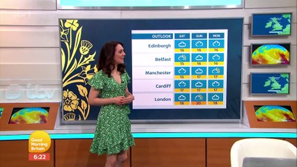 Laura Tobin weather forecast for the UK (03/05/2023)