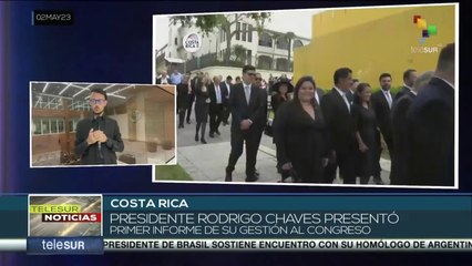 Costa Rica: Presidente rinde cuentas al Congreso