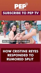 Cristine Reyes nag-react sa rumored split nila noon ni Ali Khatibi #PEPThrowback #Shorts