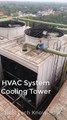 Working Position of Cooling Towers / Cooling water system in Plaza mall / Cooling Tower system / #hvac #cooling #mechanical #coolingsystem #coolingtowers