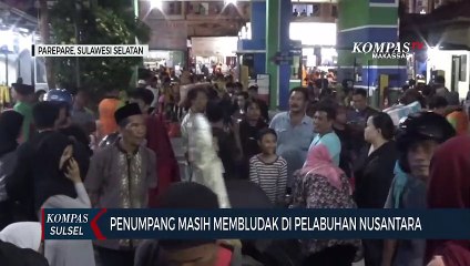 Penumpang Masih Membludak di Pelabuhan Nusantara