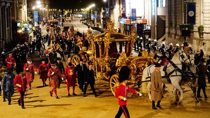 First glimpses of coronation procession revealed in early-morning rehearsal