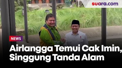 Télécharger la video: Temui Cak Imin di Senayan, Airlangga Pakai Baju Batik Hijau: Jadi Warna Bajunya Jelas Ya, Tanda-tanda Alam