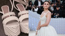 Met Gala 2023 : Alia Bhatt White Pearl Heel Making Video Viral, 40 Days में Manufacture| Boldsky