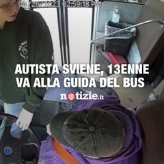 Autista ha un malore alla guida: 13enne va alla guida del bus