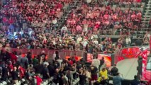 The Bloodline brawl with Riddle, Rollins, Owens and Zayn - WWE Raw 5/1/23