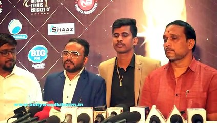 Promo Launch of Indian Tennis Cricket Sports Award, Santosh Nanekar, Nilesh Bhintade, Sachin Baad