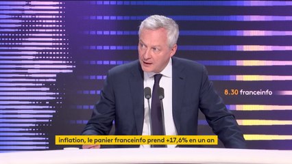 Trimestre anti-inflation : "Nous prolongerons l'opération au-delà du 15 juin", annonce Bruno Le Maire