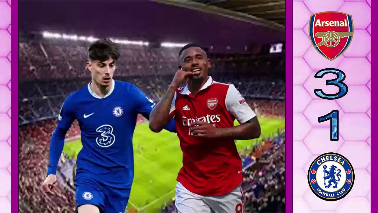 Arsenal 3-1 Chelsea/English Premier League 2022-2023دوري الإنجليزي الممتاز