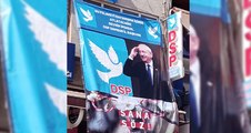 DSP'de 'Samsun' isyanı: Millet İttifakı'na destek pankartı astılar